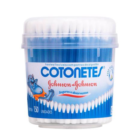 Hastes Flexíveis Cotonetes Johnson & Johnson Pote 150 Unidades Menor preço em Hastes Flexíveis Cotonetes Johnson & Johnson Pote 150 Unidades