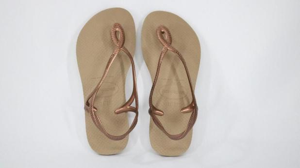 havaianas luna rose gold