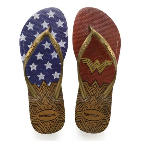 chinelo mulher maravilha havaianas