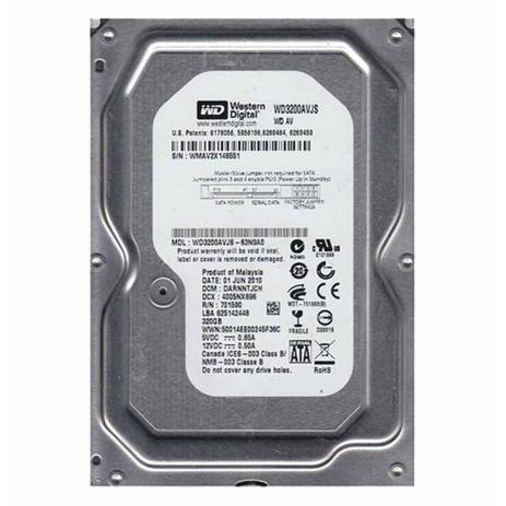 Hd desktop 320gb sata ii western digital / un / western digital Menor preço em Hd desktop 320gb sata ii western digital / un / western digital