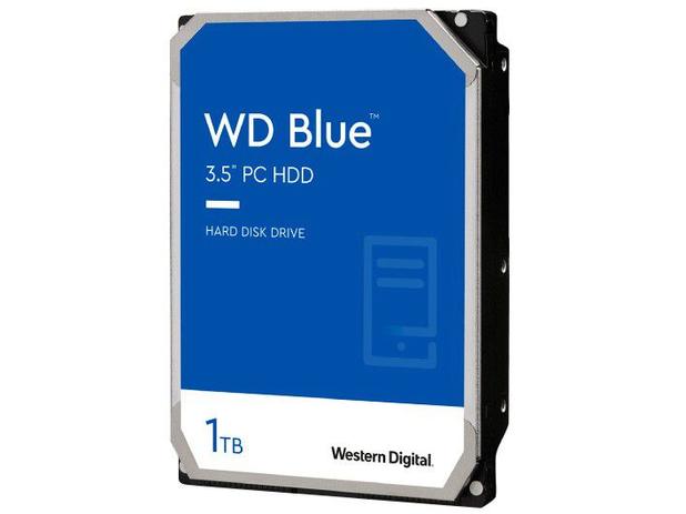 HD Interno 1TB Western Digital SATA3 3,5” - 7200 rpm Blue Menor preço em HD Interno 1TB Western Digital SATA3 3,5” - 7200 rpm Blue