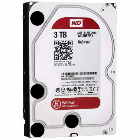 Hd Interno 3tb Western Digital RED Sataiii 64mb - Wd Menor preço em Hd Interno 3tb Western Digital RED Sataiii 64mb - Wd