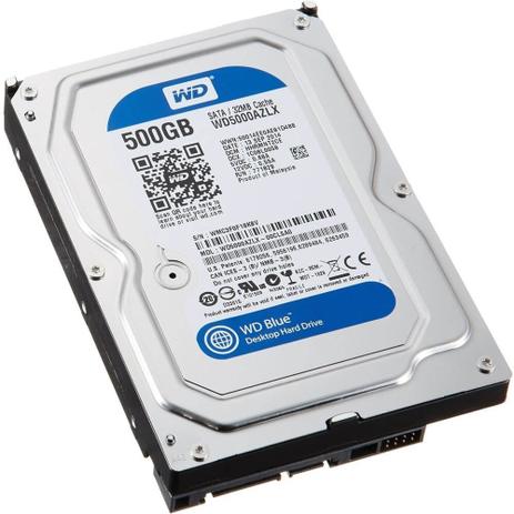Hd Interno 500gb 3,5 Western Digital Blue Sataiii 7200rpm 32mb Nacional Wd5000azlx Menor preço em Hd Interno 500gb 3,5 Western Digital Blue Sataiii 7200rpm 32mb Nacional Wd5000azlx