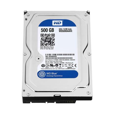 HD Interno PC Desktop 500GB Western Digital Blue Sata III Menor preço em HD Interno PC Desktop 500GB Western Digital Blue Sata III