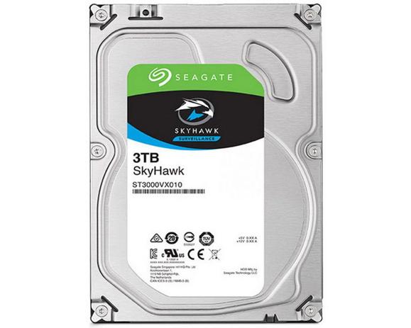 HD Interno Seagate Surveillance SkyHawk 3TB SATA 64MB 3.5 5900RPM (ST3000VX010) Menor preço em HD Interno Seagate Surveillance SkyHawk 3TB SATA 64MB 3.5 5900RPM (ST3000VX010)