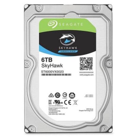 HD Interno Seagate Surveillance SKYHAWK 6TB SATA 256MB 3.5 (ST6000VX0023) - Skywawk Menor preço em HD Interno Seagate Surveillance SKYHAWK 6TB SATA 256MB 3.5 (ST6000VX0023) - Skywawk