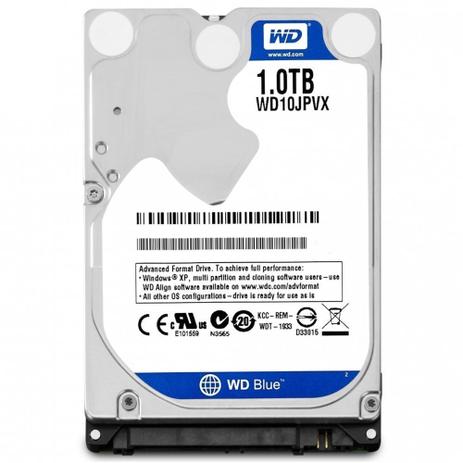 Hd Notebook Western Digital 1TB, Sata 2.5", 5400rpm Menor preço em Hd Notebook Western Digital 1TB, Sata 2.5", 5400rpm