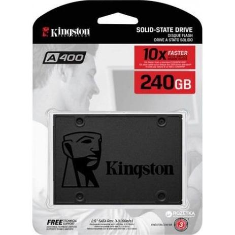 Hd Ssd 240gb A400 2,5 Sata Kingston Menor preço em Hd Ssd 240gb A400 2,5 Sata Kingston
