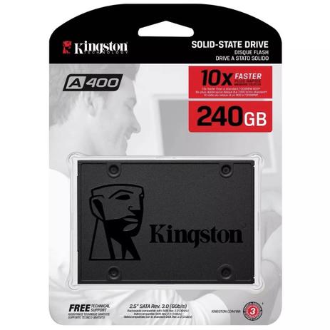 Hd ssd 240gb kingston Menor preço em Hd ssd 240gb kingston