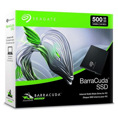 Hd Ssd 500gb Barracuda Sata3 6gb/s Stgs500401 7mm - Seagate Menor preço em Hd Ssd 500gb Barracuda Sata3 6gb/s Stgs500401 7mm - Seagate