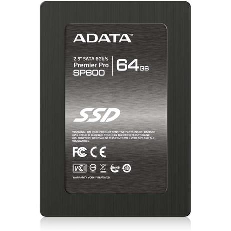 HD SSD 64GB ADATA 2.5' SATA 6Gb/s SP600 - OEM Menor preço em HD SSD 64GB ADATA 2.5' SATA 6Gb/s SP600 - OEM