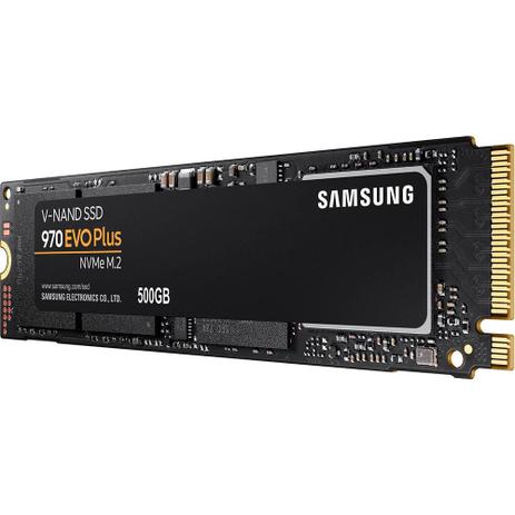 Hd SSD Samsung 970 EVO Plus 500GB, M.2 NVMe, Leitura 3500MB/s, Gravação 3200MB/s - MZ-V7S500B/AM Menor preço em Hd SSD Samsung 970 EVO Plus 500GB, M.2 NVMe, Leitura 3500MB/s, Gravação 3200MB/s - MZ-V7S500B/AM