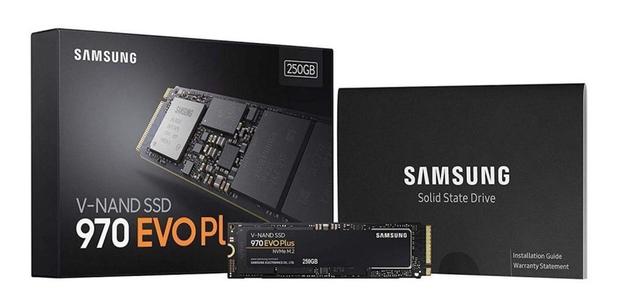 Hd Ssd Samsung V-nand 970 Evo Plus Nvme M.2 250gb Menor preço em Hd Ssd Samsung V-nand 970 Evo Plus Nvme M.2 250gb