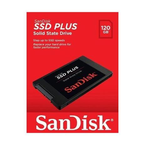 HD SSD Sandisk Plus, 120GB, SATA Menor preço em HD SSD Sandisk Plus, 120GB, SATA