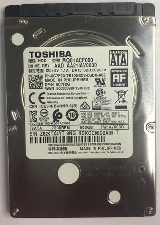 Hd Toshiba Notebook 500gb Sata III 6gb/s 7200rpm Menor preço em Hd Toshiba Notebook 500gb Sata III 6gb/s 7200rpm