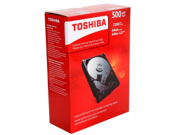 HDD Interno P/Desktop Toshiba P300 500 GB BOX HDWD105XZSTA Menor preço em HDD Interno P/Desktop Toshiba P300 500 GB BOX HDWD105XZSTA