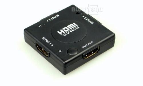 Hdmi 3x1 Switch Switcher Splitter Para Hdtv 1080p - Powernet Menor preço em Hdmi 3x1 Switch Switcher Splitter Para Hdtv 1080p - Powernet