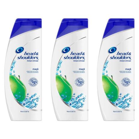 Head Shoulders Apple Maçã Shampoo Anticaspa 200ml (Kit C/03) Menor preço em Head Shoulders Apple Maçã Shampoo Anticaspa 200ml (Kit C/03)