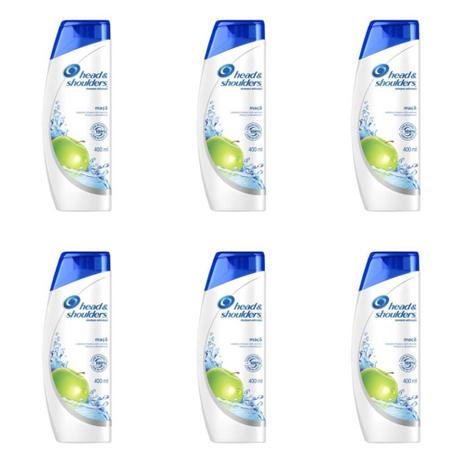 Head Shoulders Apple Maçã Shampoo Anticaspa 400ml (Kit C/06) Menor preço em Head Shoulders Apple Maçã Shampoo Anticaspa 400ml (Kit C/06)