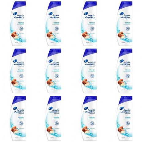 Head Shoulders Hidratação Shampoo Anticaspa 400ml (Kit C/12) Menor preço em Head Shoulders Hidratação Shampoo Anticaspa 400ml (Kit C/12)
