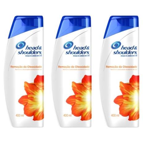 Head Shoulders Oleosidade Shampoo Anticaspa 400ml (Kit C/03) Menor preço em Head Shoulders Oleosidade Shampoo Anticaspa 400ml (Kit C/03)