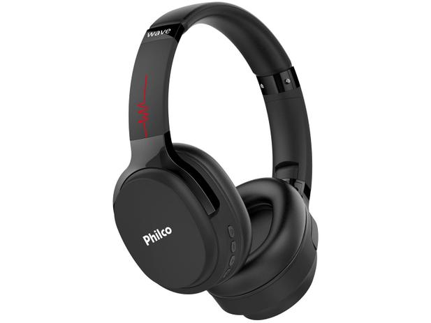 Headphone Bluetooth Philco Wave PFO01BTP - com Microfone Preto Menor preço em Headphone Bluetooth Philco Wave PFO01BTP - com Microfone Preto