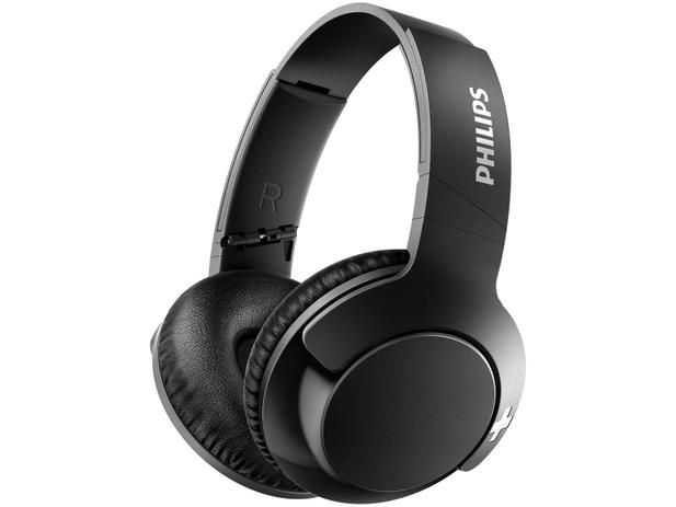 Headphone Bluetooth Philips Bass+ SHB3175BK/00 - com Microfone Preto Menor preço em Headphone Bluetooth Philips Bass+ SHB3175BK/00 - com Microfone Preto