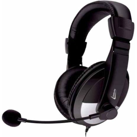 Headphone c/microfone profissional preto 1745 / un / leadership Menor preço em Headphone c/microfone profissional preto 1745 / un / leadership
