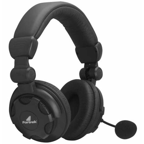 Headphone c/microfone profissional preto/prata hs311 / un / fortrek Menor preço em Headphone c/microfone profissional preto/prata hs311 / un / fortrek