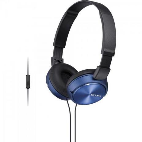 Headphone Fone de Ouvido com Microfone MDR-ZX310AP PRETO/AZUL SONY é boa?