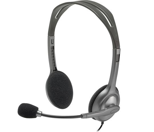 Headphone Fone Microfone Headset Logitech H110 P2 Preto Menor preço em Headphone Fone Microfone Headset Logitech H110 P2 Preto