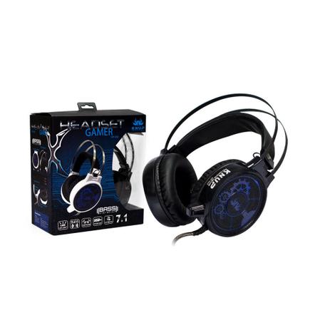 Headphone Gamer com Microfone Headset Preto KP-402 KP-402 KNUP - Vitrine Menor preço em Headphone Gamer com Microfone Headset Preto KP-402 KP-402 KNUP - Vitrine