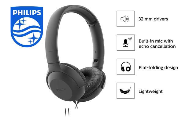 Headphone philips bluetooth com microfone preto tauh201bk Clearance