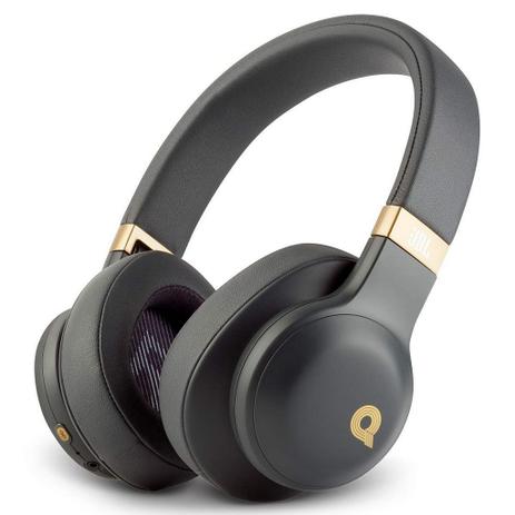 Headphone Sem Fio Bluetooth com Microfone JBL E55BT Quincy Edition Preto Menor preço em Headphone Sem Fio Bluetooth com Microfone JBL E55BT Quincy Edition Preto