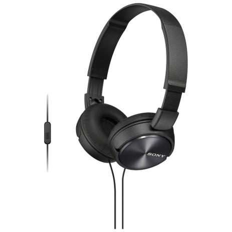 Headphone Sony c/Microfone Integrado Preto MDR-ZX310AP Menor preço em Headphone Sony c/Microfone Integrado Preto MDR-ZX310AP