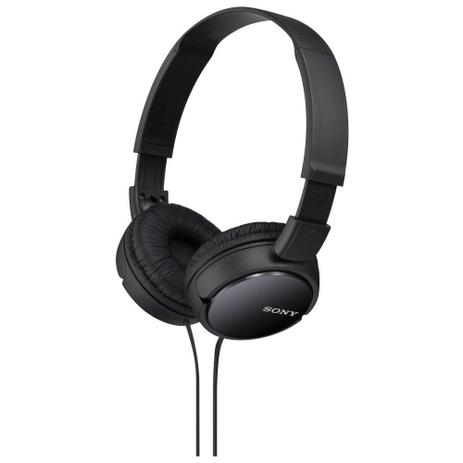 Headphone Sony Dobrável Preto MDR-ZX110 Menor preço em Headphone Sony Dobrável Preto MDR-ZX110