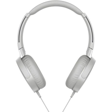 Headphone Sony Extra Bass 2.0 Headset Com Microfone Branco MDRXB550AP/WC Menor preço em Headphone Sony Extra Bass 2.0 Headset Com Microfone Branco MDRXB550AP/WC