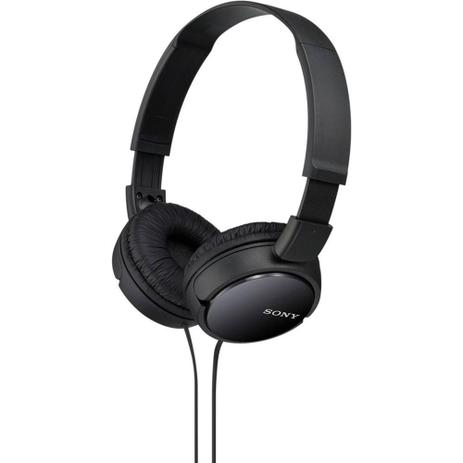 Headphone Sony MDR-ZX110 - Preto Menor preço em Headphone Sony MDR-ZX110 - Preto