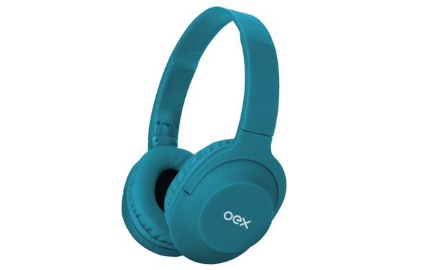Headset flow versao bluetooth azul Oex Menor preço em Headset flow versao bluetooth azul Oex