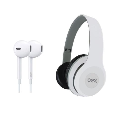 Headset + Fone de Ouvido OEX Combo Twin HF100 - Branco é boa?