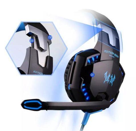 Fone De Ouvido Profissional Headset Gamer Kotion Each G2000 Vermelho em  Promoção | Ofertas na Americanas