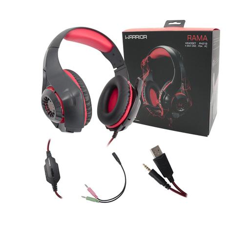 Headset game warrior rama led ph219 xbox ps4 pc - MULTILASER - Headset -  Magazine Luiza