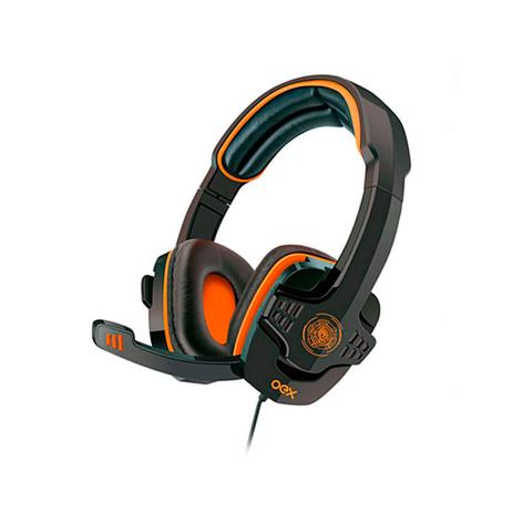 Headset Gamer 7.1 Usb Preto Laranja Target HS203 Oex Menor preço em Headset Gamer 7.1 Usb Preto Laranja Target HS203 Oex
