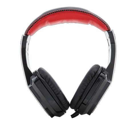 Headset Gamer C3Tech PH-G100BK CROW C/Microfone Preto/Vermelho Menor preço em Headset Gamer C3Tech PH-G100BK CROW C/Microfone Preto/Vermelho