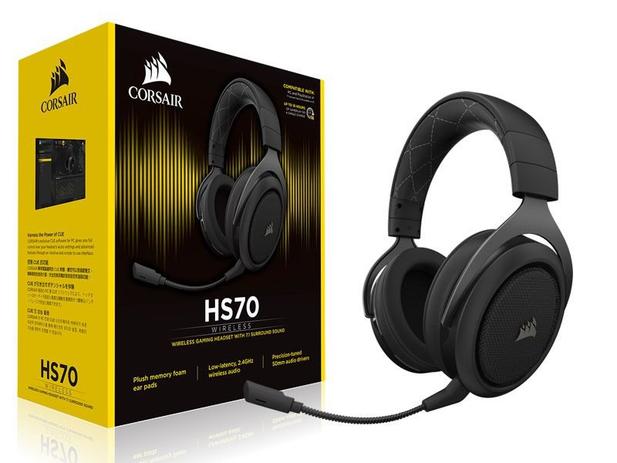 Headset Gamer Corsair CA-9011179-NA  HS70 Wireless Surround 7.1 Carbon é boa?