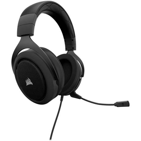 Headset Gamer Corsair HS50 Carbon - CA-9011170-NA Menor preço em Headset Gamer Corsair HS50 Carbon - CA-9011170-NA