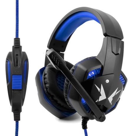 Headset Gamer Exbom HF-G600 com Microfone Articulado Cabo P2 e Leds -  Headset Gamer - Magazine Luiza