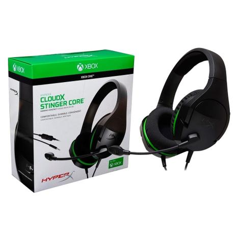 Headset Gamer Hyperx Cloudx Stinger Core Xbox Preto Hx Hscscx Bk