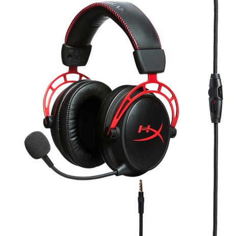 Headset Gamer Kingston HyperX Cloud Alpha Microfone Removível Driver Dual Chamber - HX-HSCA-RD/AM Menor preço em Headset Gamer Kingston HyperX Cloud Alpha Microfone Removível Driver Dual Chamber - HX-HSCA-RD/AM