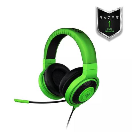 Headset Gamer Kraken Pro Green 7.1 P2 - Pc Ps Xbox - Rz Menor preço em Headset Gamer Kraken Pro Green 7.1 P2 - Pc Ps Xbox - Rz
